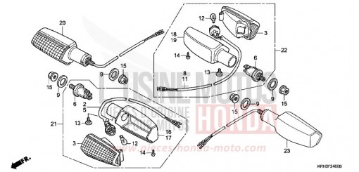 CLIGNOTANT XR125L6 de 2006